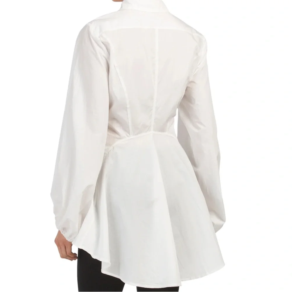 FREE PEOPLE All The Time New Tunic White
Peplum Top - Picture 3 of 7